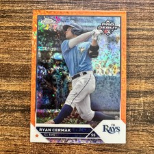 2023 Topps Pro Debut Ryan Cermak #PDC-1 Orange Mini Diamond Refractor #6/25 Rays