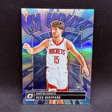2024-25 Donruss Optic #18 Reed Sheppard My House Purple Houston Rockets