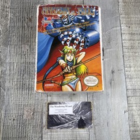 Vintage 1989 Nintendo NES ARKISTA'S RING GAME BOX No Manual Good Condition
