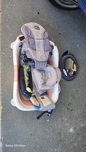 Baby Stuff Used - Bouncer, Tub, Hip Support