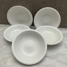 Libbey World Tableware Porcelana Restaurant Grade Berry Bowls SET OF 5