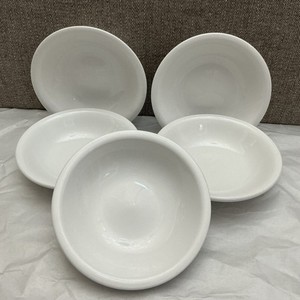 Libbey World Tableware Porcelana Restaurant Grade Berry Bowls SET OF 5