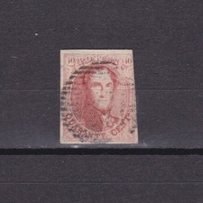 BELGIUM 1858, Sc#12, CV $150, No wmk, Used