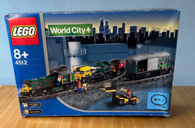 Lego Train 9V World City 4512 Freight Train OBA - Original Box - 100% Complete