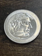 Robert Mathias 1952 Helsinki Olympics 2 Time Decathlon Medal Token Coin TN31*