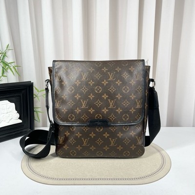 Authentic Pre-owned Louis Vuitton Messenger Bag Medium Brown Monogram Canvas