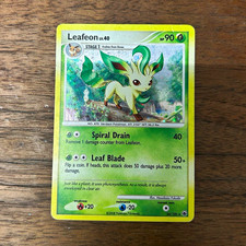 Pokémon TCG Leafeon Majestic Dawn 24/100 Rare ENG Stage 1 90HP (2008) on eBay