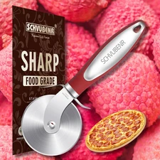 Premium Pizza Cutter Wheel Stainless Steel Sharp Easy Clean Large Small Pizza