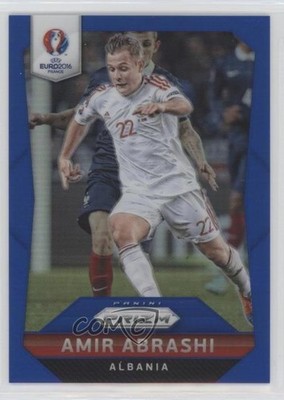 2016 Panini Prizm UEFA Euro Blue Prizm 159/249 Amir Abrashi #197 Rookie RC 4t7