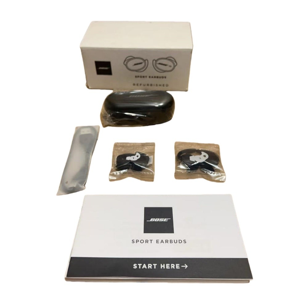 Bose Sport Earbuds Wireless Bluetooth Headphones Earphones Sport- Triple Black