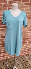 Altar'd State Mini Tee Shirt Dress Women's Size Med New with Tags Green
