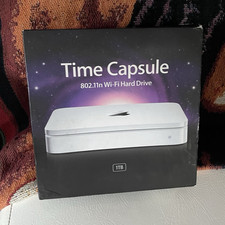 Apple Time Capsule Wireless-Wi-Fi 802.11n Hard Drive 1TB White Wireless Router