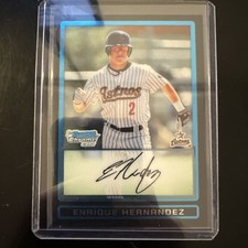 2009 Bowman Draft Picks & Prospects Enrique Hernandez Chrome RC #BDPP3 1st Card