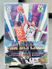 2021-22 Donruss Optic #3 Giannis Antetokounmpo Air Defense