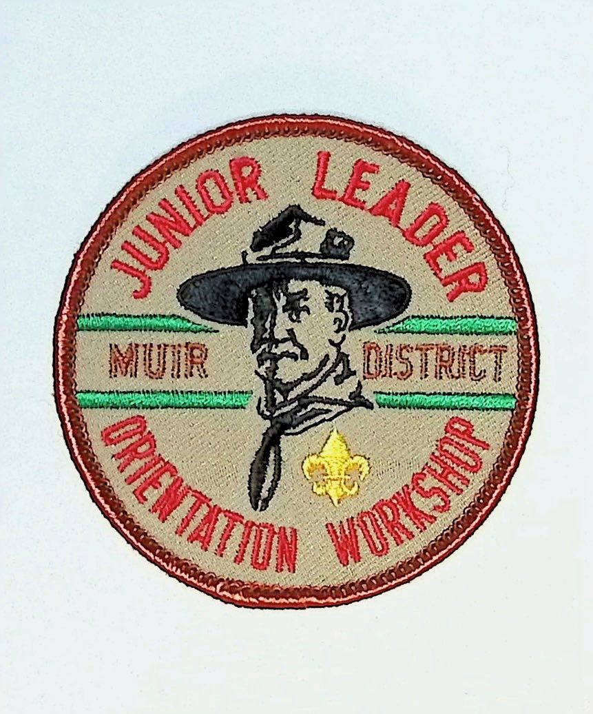 Boy Scout Junior Leader Orientation Workshop Patch Muir District
