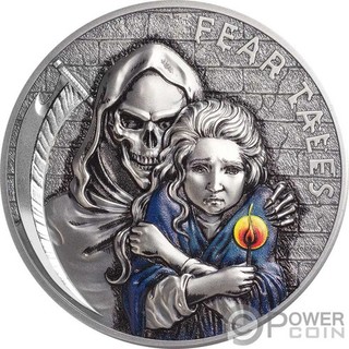 LITTLE MATCH GIRL Fear Tales 2 Oz Silber Münze 10$ Palau 2020