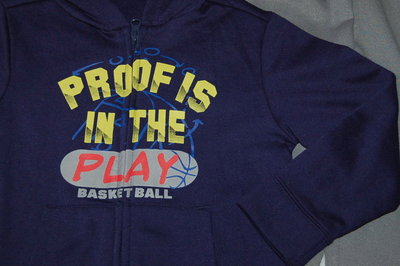 BOYS Hoodie Jacket & Pants Proof in Play BASKETBALL XS 4-5 S 6-7 M