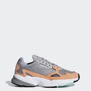 adidas falcon orange and grey