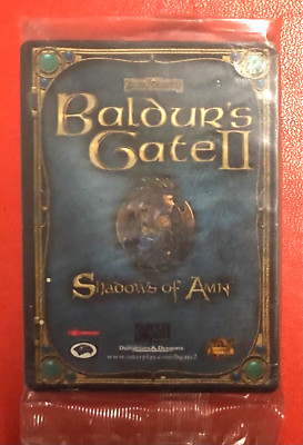 1 Packung ''Baldur´s Gate II - Shadows of Amn'' Trading Cards /noch eingeschweisst