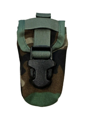 MADE IN USA Woodland Flash Bang Pouch M81 Pocket MOLLE II Style USMC FSBE RACK