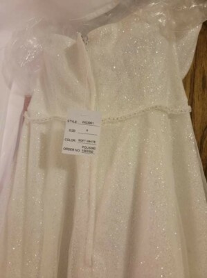 David's Bridal size 8 Gradient Glitter Tulle Wedding Dress NEVER WORN | eBay David's Bridal size 8 Gradient Glitter Tulle Wedding Dress NEVER WORN | eBay