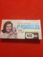 12 Sylvania Blue Dot Flashbulbs Still In Box