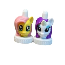 GOOD 2 GROW  My Little Pony  Lot RARITY And Shutterfly Juice Bottle TOPPER