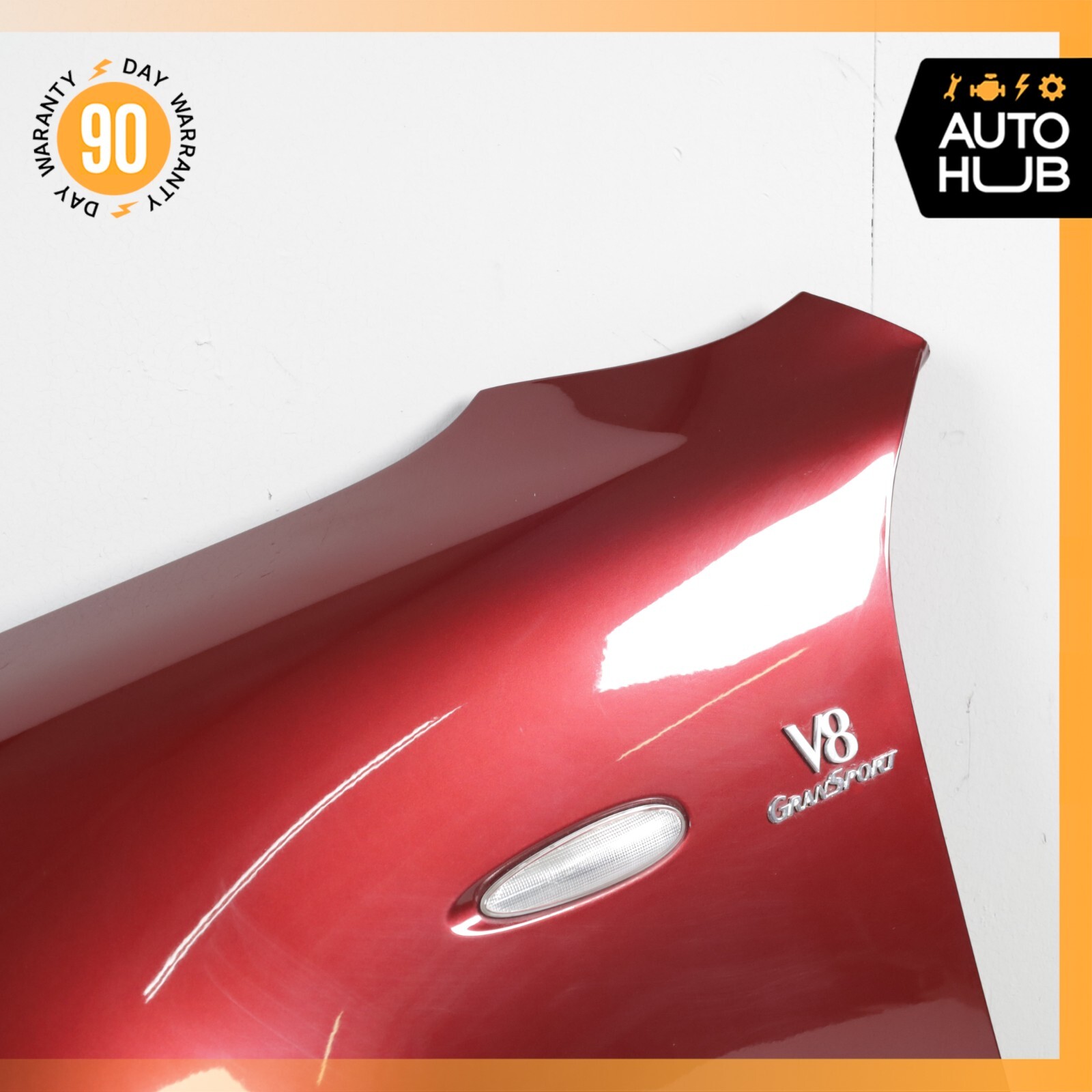 02-07 Maserati M138 GranSport Spyder GT Left Side Fender Assembly Red OEM 46k