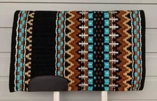 Western Show Horse Riding HandmadeBase Saddle Pad Wool in 34*42