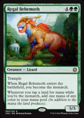 Conspiracy 2: Take the Crown Regal Behemoth x1 NM-Mint, English Magic Mtg M:tG