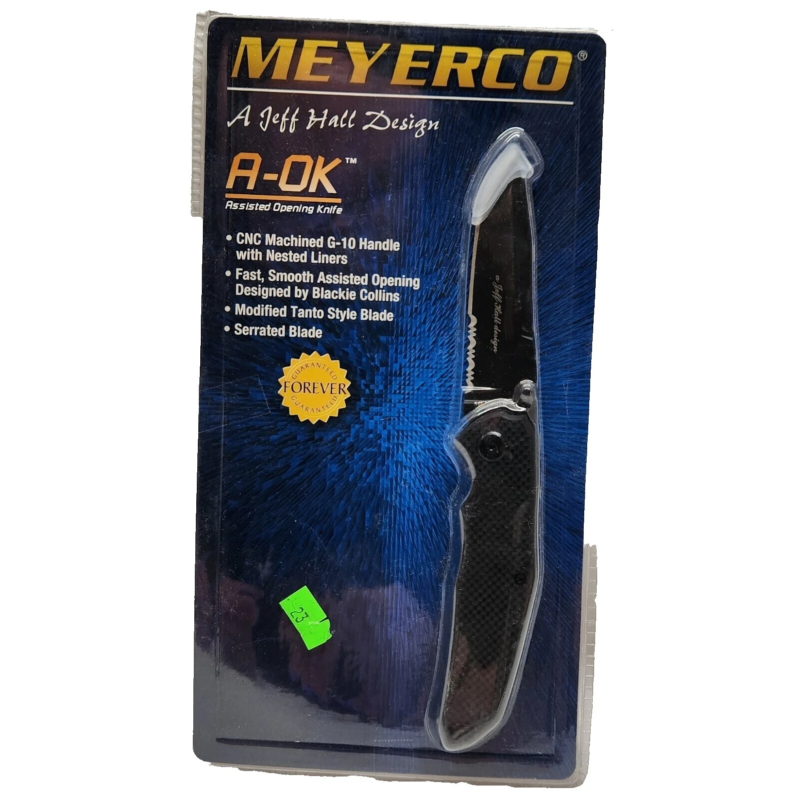 Meyerco Black Ambidextrous Collectible Folding Knives