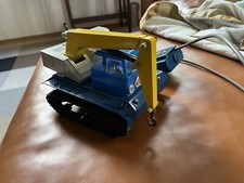 DDR Spielzeug, Raupenfahrzeug Uniket mit Fernbedienung, Kippmulde 