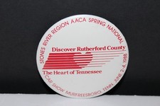 STONES RIVER REGION AACA SPRING NATIONAL CAR SHOW BUTTON  MURFREESBORO TENN 1988
