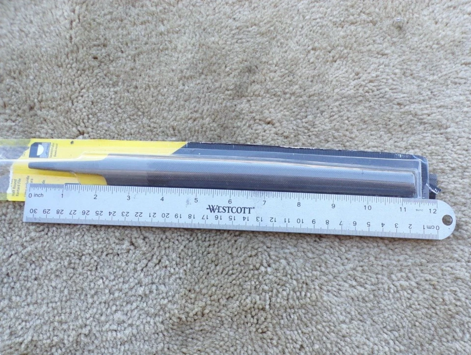 Stanley 10" (254mm) Double Cut Half Round Bastard File 22-099 Half-Round; mT - Image 3 of 4