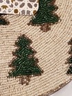 Cynthia Rowley Set of 2 Beaded Charger Placemat Christmas Trees Holiday 15" — photo 6
