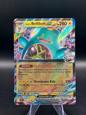 Pokemon TCG - Journey Together - Iono's Bellibolt ex - 053/159