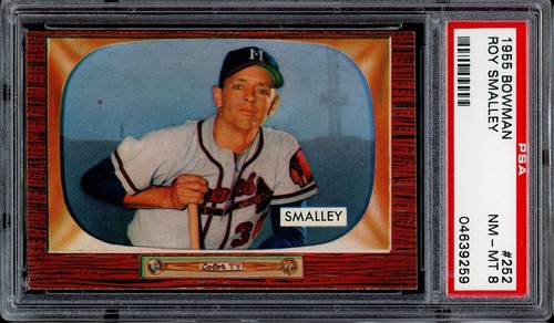 1955 Bowman Roy Smalley #252 card