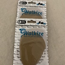 Walkize Metatarsal Pads - Ball of Foot Cushions 2 Pairs, Beige 