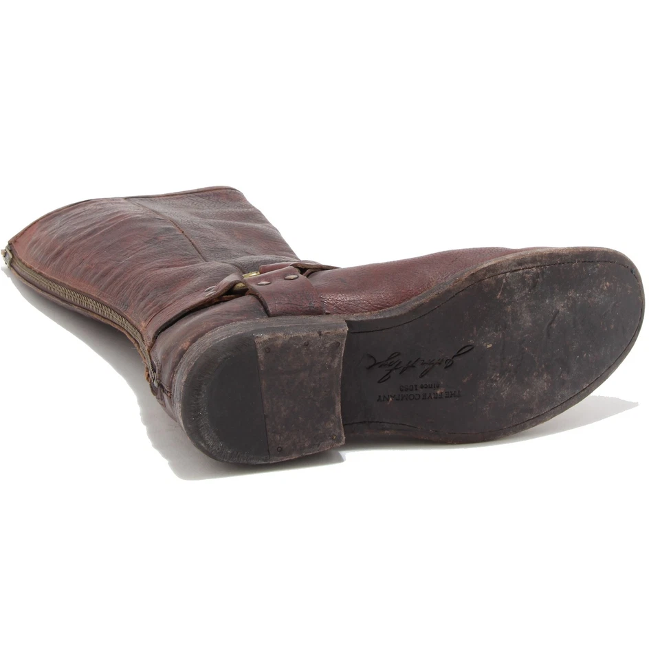 83458 stivale FRYE PHILLIP HARNESS scarpa donna boots shoes women - Imagen 3 de 4