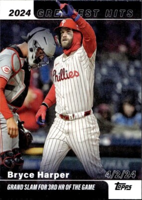 2025 Topps Series One #GH-3 Bryce Harper Greatest Hits
