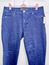 Legging de mezclilla Jordache talla 8 mezcla de algodón lavado oscuro nuevo con etiquetas Jegging nuevo