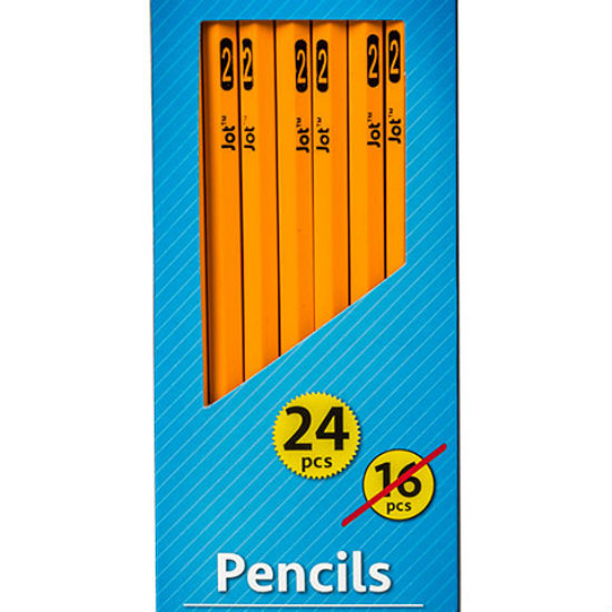 Jot Pencils #2 HB Lead 24 pack
