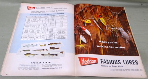 Catalogo degli attrezzi da pesca Heddon 63 pagine 1965 colori/BW - Foto 5 di 8