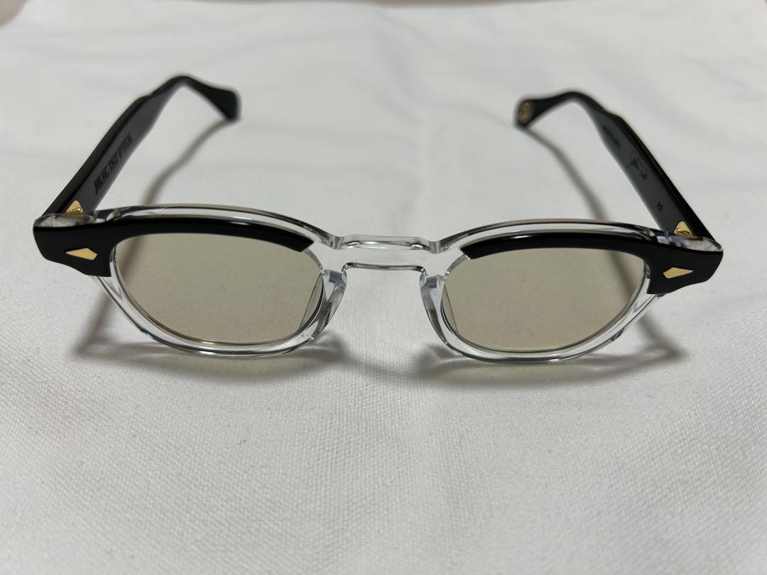 JULIUS TART OPTICAL AR Eyeglasses Black Clear Brow Lens JULIUS TART OPTICAL AR Eyeglasses Black Clear Brow Lens