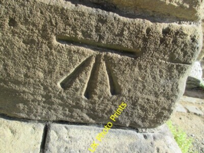 Foto 6x4 Ordnance Survey Schnittmarke Morpeth Diese OS Schnittmarke kann gefunden werden c2015