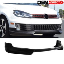 Fits 10-14 Volkswagen VW Golf 6 GTI RG Type Front Bumper Lower Lip Unpainted PU