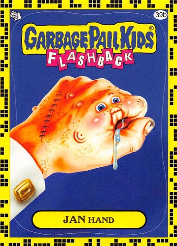 GARBAGE PAIL KIDS 2011 FLASHBACK SERIES 2 PICK-A-CARD YELLOW BASE STICKERS TOPPS - Picture 156 of 321