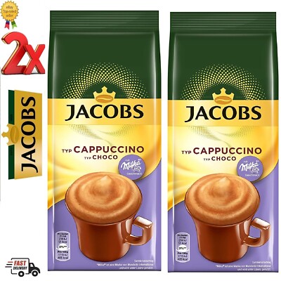 Jacobs Moments Milka Choco Cappuccino Instant Coffee 2 x 500g (2
