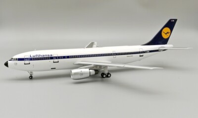 AIRBUS A300B4-2C LUFTHANSA REG: D-AIBA WITH STAND - JFOX MODEL JF-A300-005 1/200