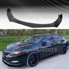 For Acura Rlx 2014-2020 Front Bumper Lip Splitter Spoiler Body Kit Carbon Fiber